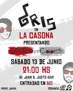 GRIS EN VIVO SBD 13 DE JUNIO | PRESENTACION LENTES DE COLORES