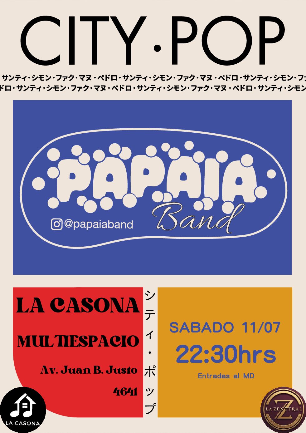 PAPAIA BAND | SBD 11 DE JULIO